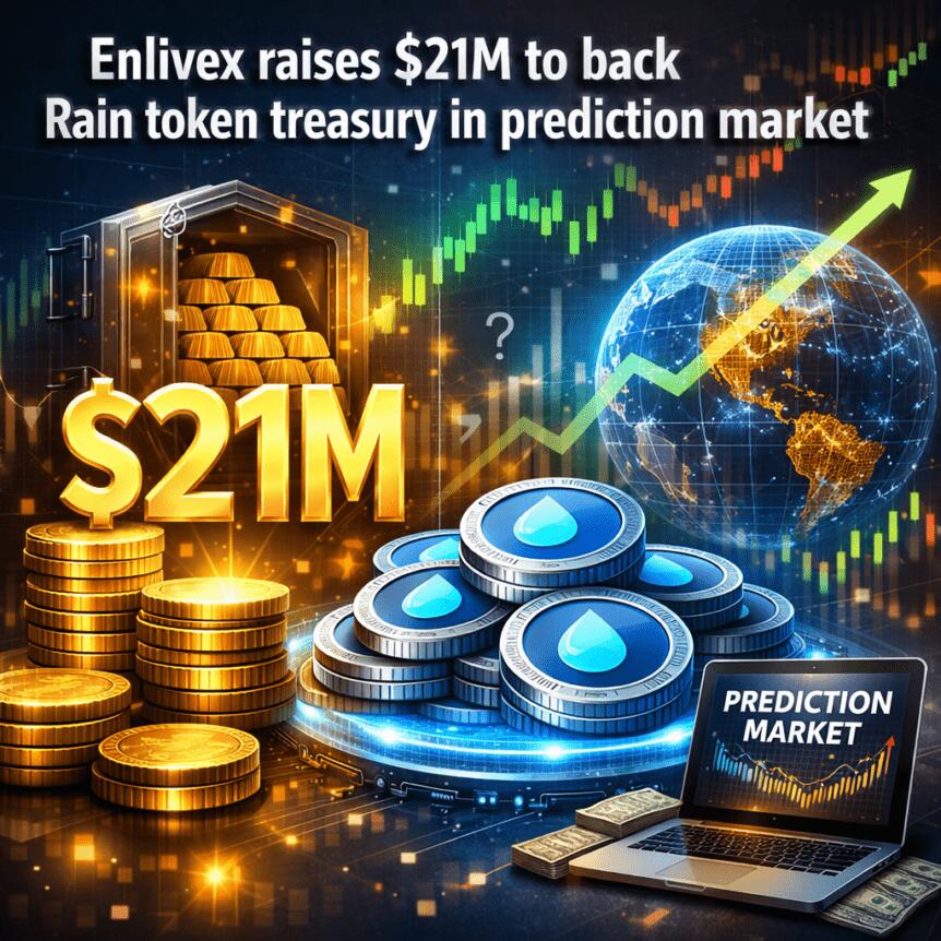 Enlivex Raises $21m To Back Rain Token Treasury In Prediction Market