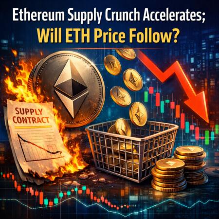 Ethereum Supply Crunch Accelerates; Will ETH Price Follow? Ethereum Supply Crunch Accelerates; Will Eth Price Follow?
