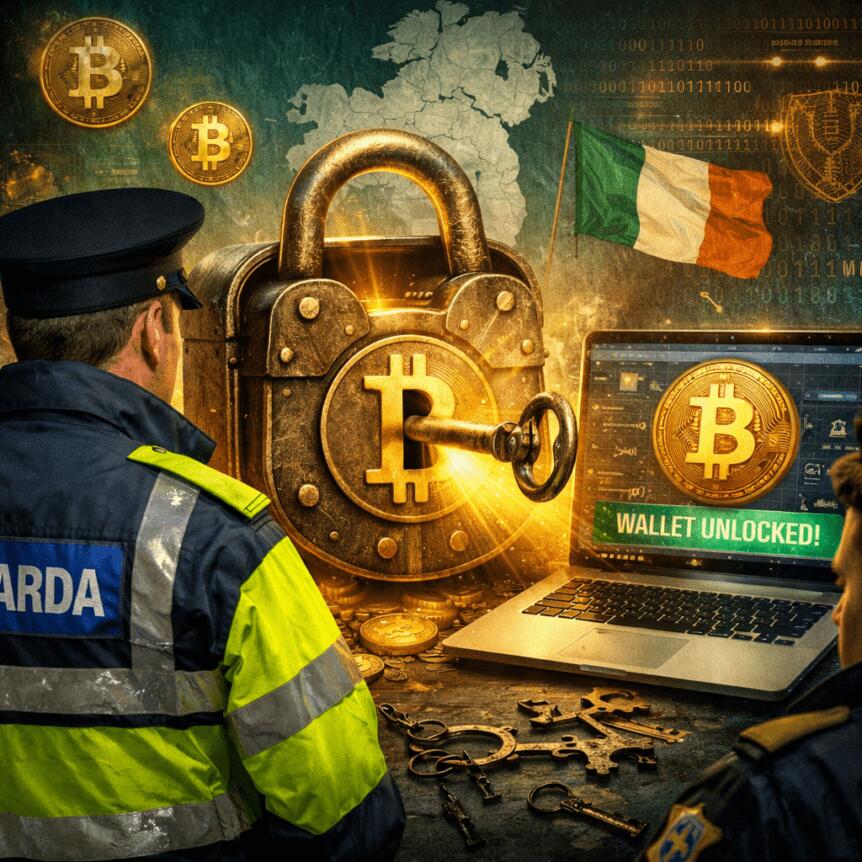 Irish Police Unlock Bitcoin Wallet Years After Keys Vanished