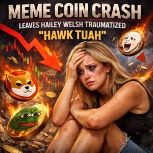 Meme Coin Crash Leaves Hailey Welsh Traumatized, ‘Hawk Tuah’ Meme Coin Crash Leaves Hailey Welsh Traumatized, 'hawk Tuah'