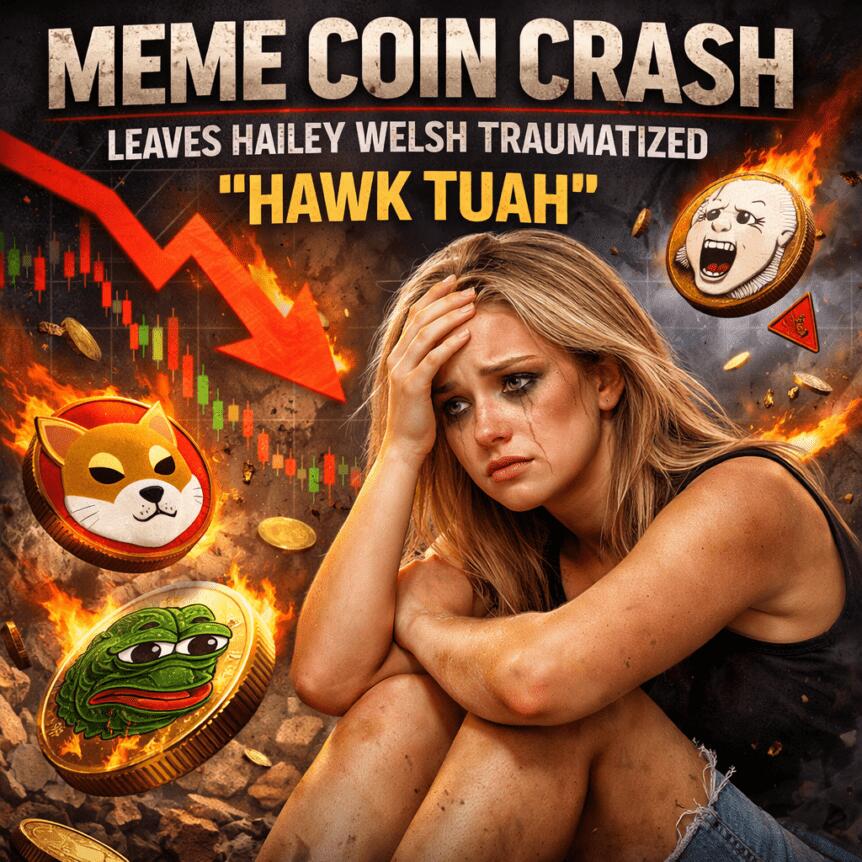 Meme Coin Crash Leaves Hailey Welsh Traumatized, ‘Hawk Tuah’ Meme Coin Crash Leaves Hailey Welsh Traumatized, 'hawk Tuah'