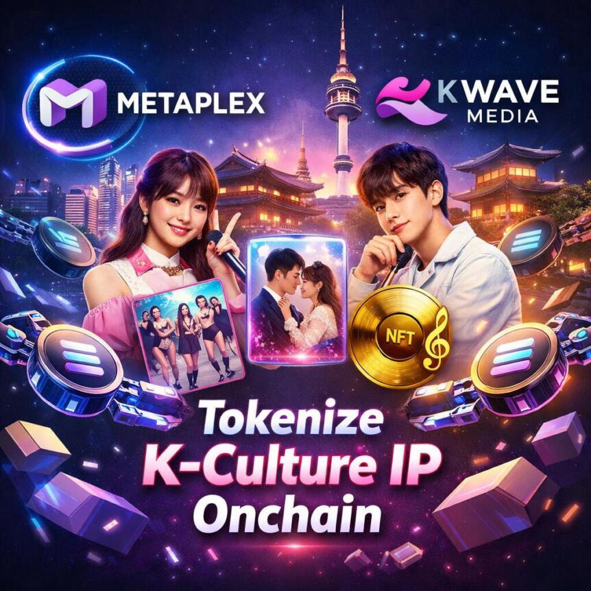 Metaplex and K Wave Media Tokenize K-Culture IP Onchain