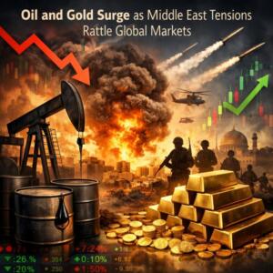 Oil And Gold Surge As Middle East Tensions Rattle Global Markets