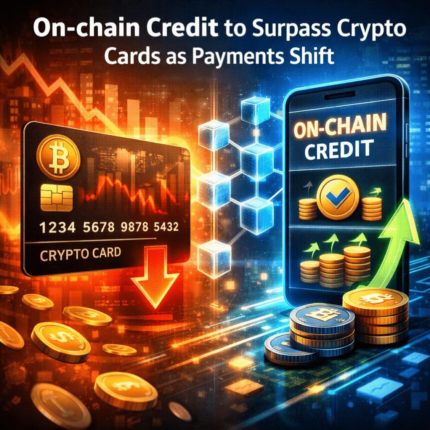 On-chain credit to surpass crypto cards as payments shift