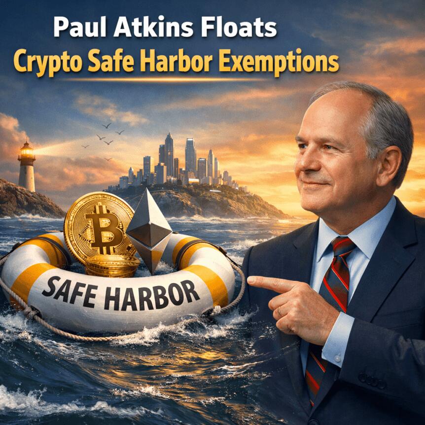 Paul Atkins Floats Crypto Safe Harbor Exemptions