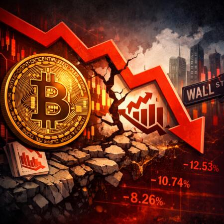 Rising Btc-Stock Correlation Signals 50% Downside Risk