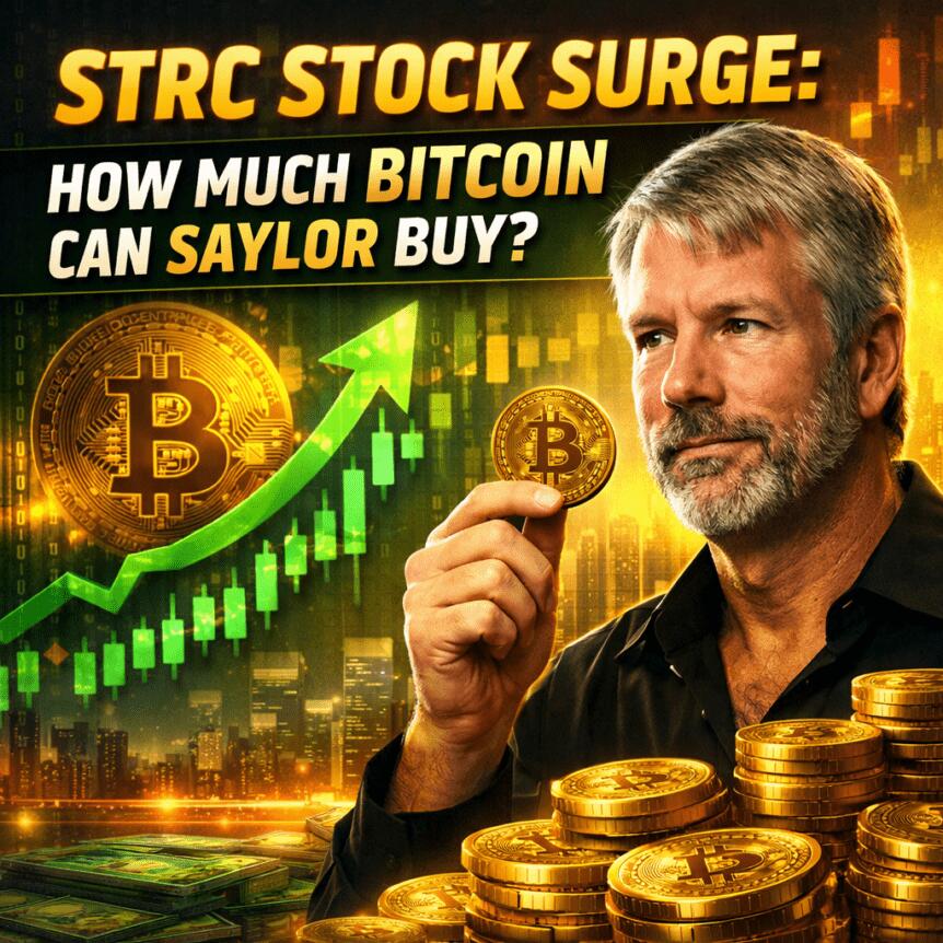 Strc Stock Surge: How Much Bitcoin Can Saylor Buy?