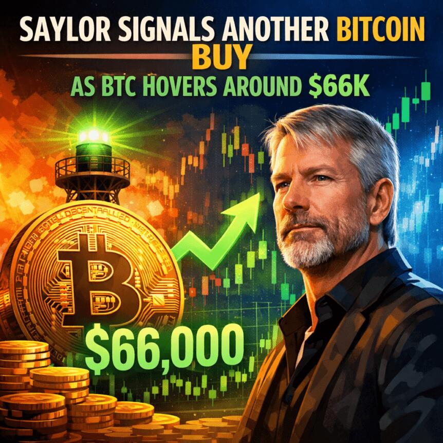 Saylor Signale un Autre Achat de Bitcoin alors que le BTC Oscille Autour de 66 000 $