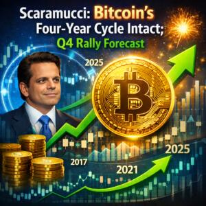 Scaramucci: Bitcoin’s four-year cycle intact; Q4 rally forecast Scaramucci: Bitcoin's Four-Year Cycle Intact; Q4 Rally Forecast