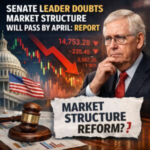 Senate Leader Doubts Market Structure Will Pass By April: Report