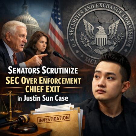 Senators Scrutinize Sec Over Enforcement Chief Exit In Justin Sun Case