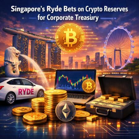 Singapore's Ryde Bets On Crypto Reserves For Corporate Treasury