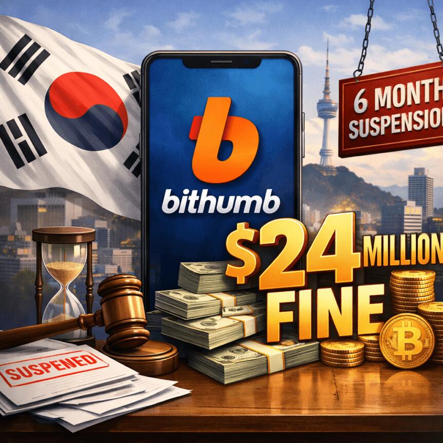 South Korea Fines Bithumb $24M, Orders 6-Month Partial Suspension South Korea Fines Bithumb $24m, Orders 6-Month Partial Suspension