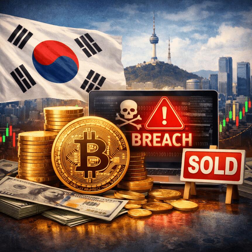 South Korea Sells $21.5M in Recovered Bitcoin After Custody Breach