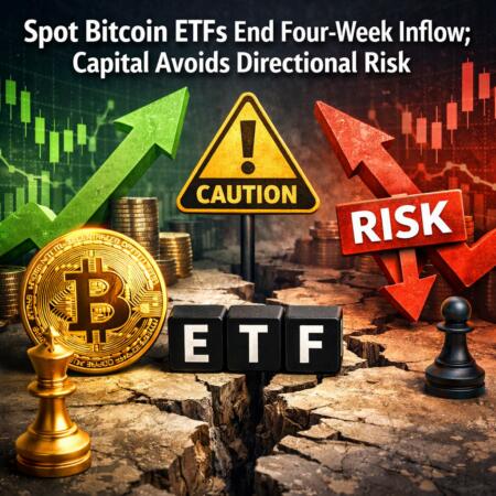 Spot Bitcoin ETFs End Four-Week Inflow; Capital Avoids Directional Risk Spot Bitcoin Etfs End Four-Week Inflow; Capital Avoids Directional Risk