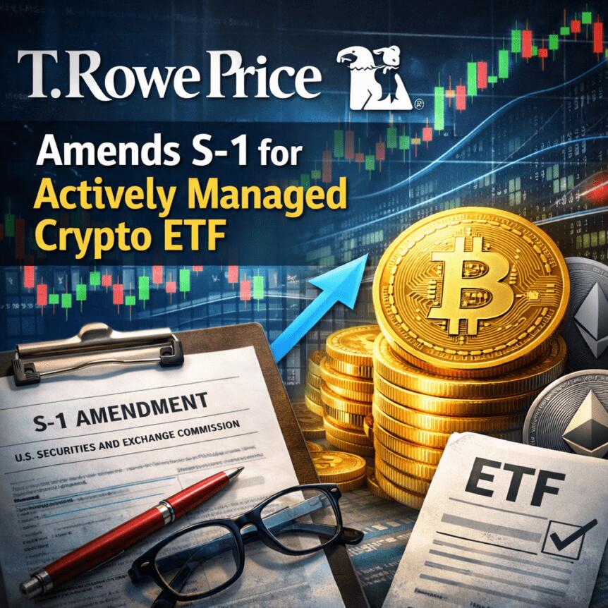 T. Rowe Price Amends S-1 for Actively Managed Crypto ETF