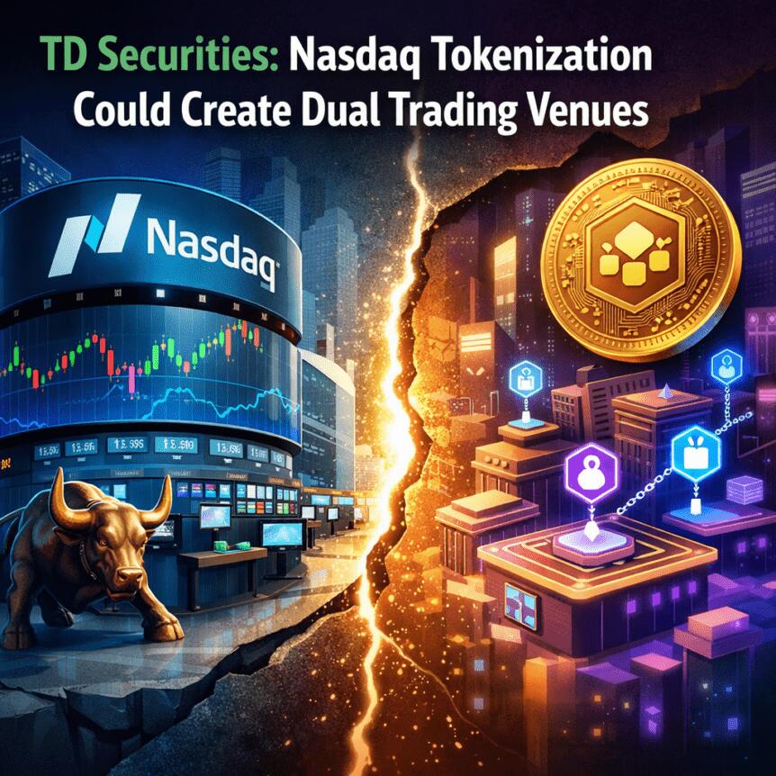 TD Securities: Nasdaq Tokenization Could Create Dual Trading Venues