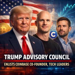 Trump Advisory Council Enlists Coinbase Co-Founder, Tech Leaders Trump Advisory Council Enlists Coinbase Co-Founder, Tech Leaders