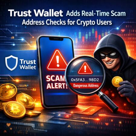 Trust Wallet Adds Real-Time Scam Address Checks For Crypto Users