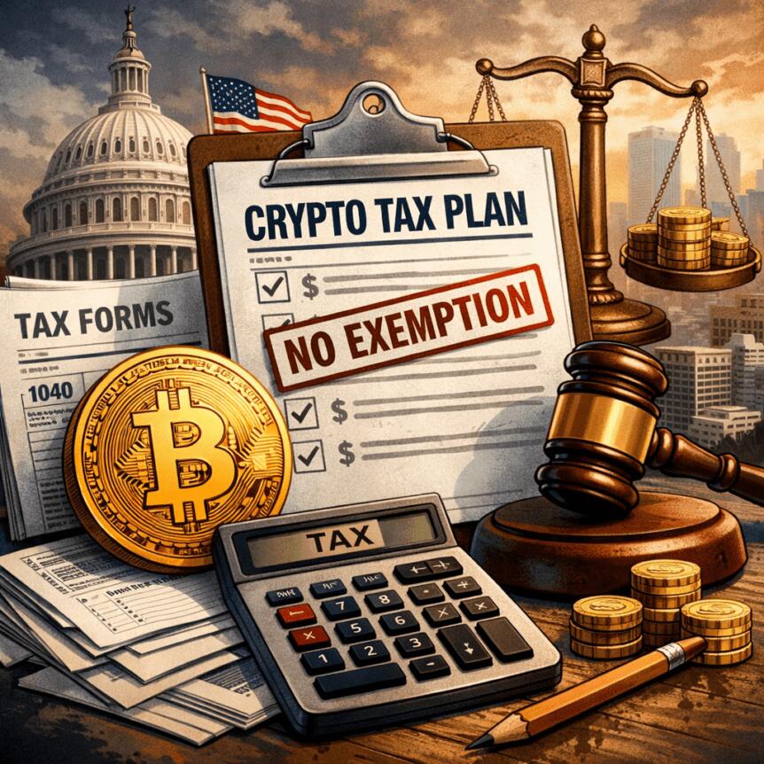 Us Lawmakers Unveil Crypto Tax Plan With No Bitcoin Exemption
