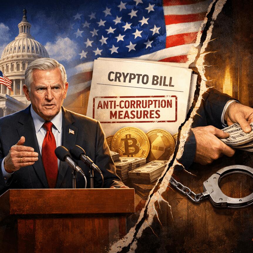 Us Senator Urges Anti-Corruption Provisions In Crypto Bills