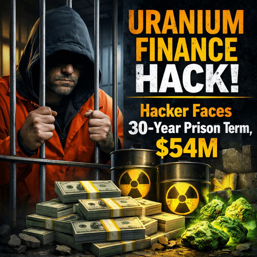 Uranium Finance Hack: Alleged Hacker Faces 30-Year Prison Term, $54M Uranium Finance Hack: Alleged Hacker Faces 30-Year Prison Term, $54m