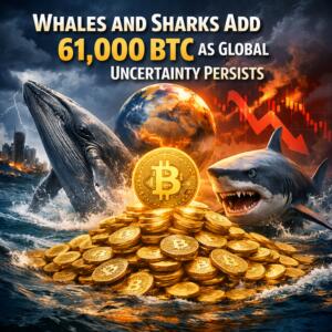 Whales and Sharks Add 61,000 BTC as Global Uncertainty Persists Whales And Sharks Add 61,000 Btc As Global Uncertainty Persists