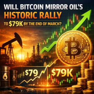 Will Bitcoin Mirror Oil's Historic Rally To $79k By The End Of March?