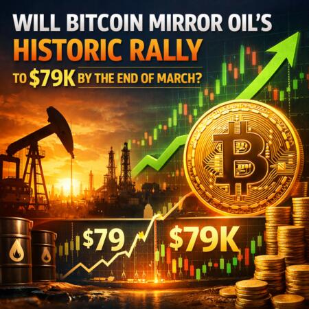 Will Bitcoin Mirror Oil's Historic Rally To $79k By The End Of March?