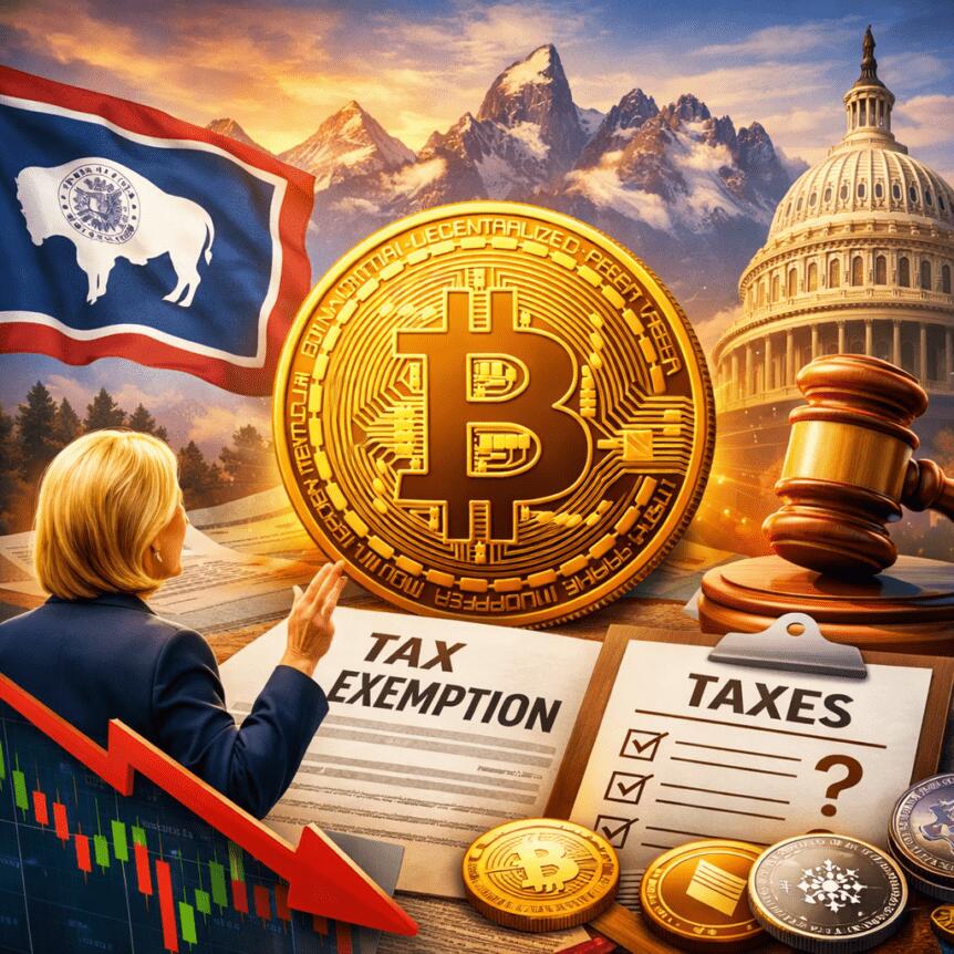 Wyoming Senator Revives Crypto Tax Exemption Debate Amid Market Talks