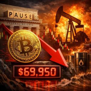 Cb 458799 Bitcoin Slips Below 70 000 As Fed Rate Pause And Oil Surge Pressure Markets