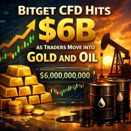 Bitget CFD Hits 6B as Traders Move into Gold and Oil Cb 458840 Bitget Cfd Hits 6b As Traders Move Into Gold And Oil