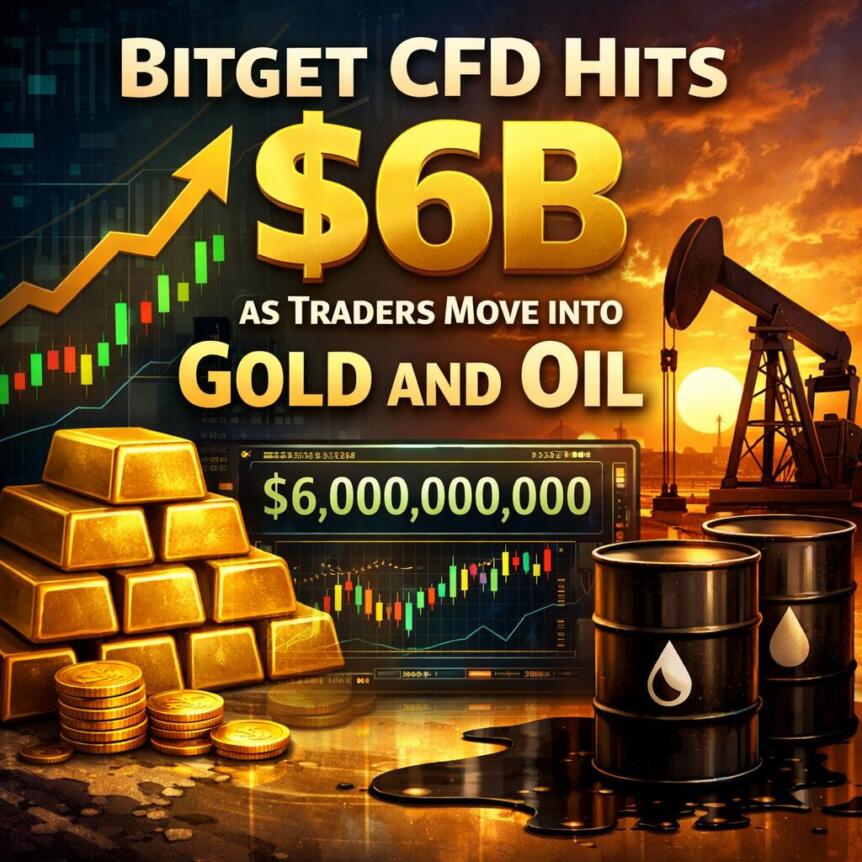 Bitget CFD Hits 6B as Traders Move into Gold and Oil Cb 458840 Bitget Cfd Hits 6b As Traders Move Into Gold And Oil