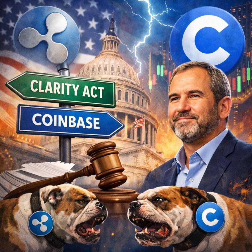No Big Dog in This Fight: Ripple CEO Bets Big on Clarity Act Despite Coinbase Clash No Big Dog In This Fight Ripple Ceo Bets Big On Clarity Act Despite Coinbase Cla