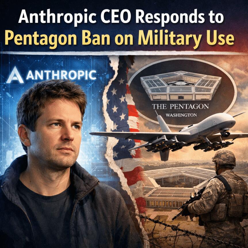 Anthropic Ceo Responds To Pentagon Ban On Military Use