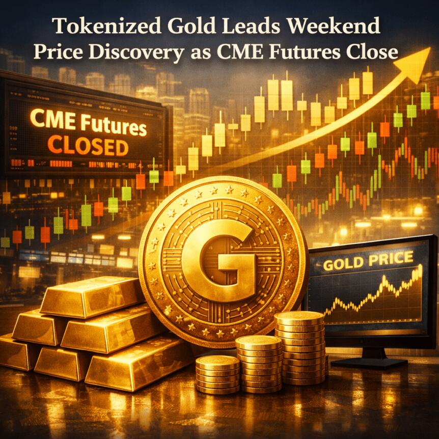 Tokenized Gold Leads Weekend Price Discovery as CME Futures Close Tokenized Gold Leads Weekend Price Discovery As Cme Futures Close