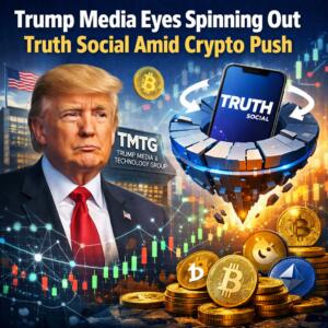 Trump Media Eyes Spinning Out Truth Social Amid Crypto Push