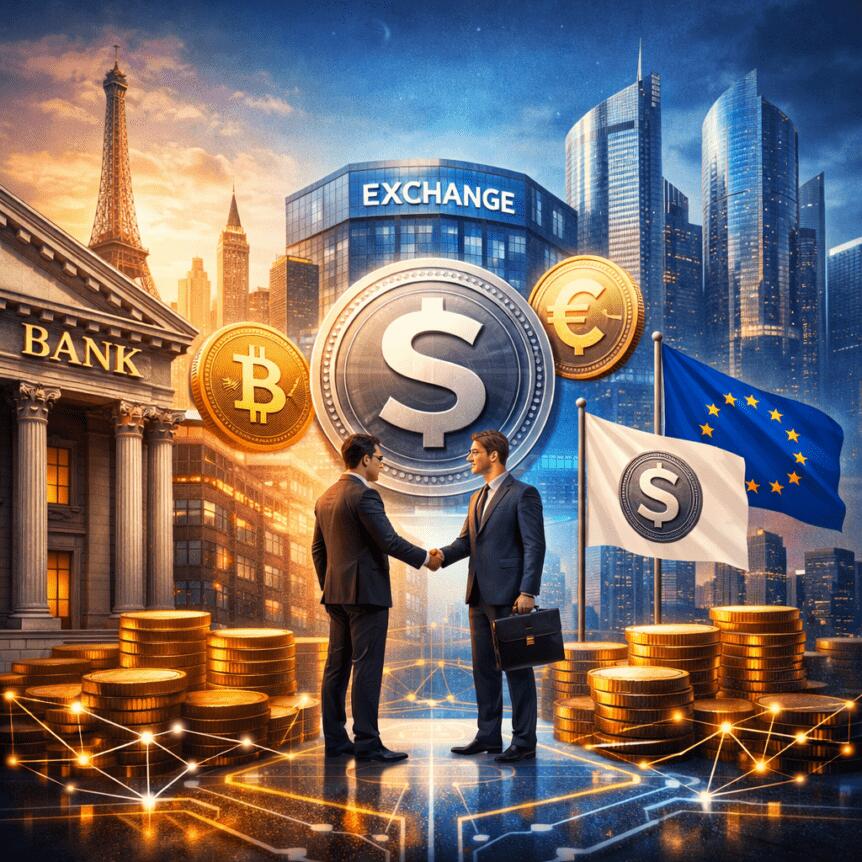 European Banks Secure Exchange Partners for 2026 Stablecoin Rollout European Banks Secure Exchange Partners For 2026 Stablecoin Rollout