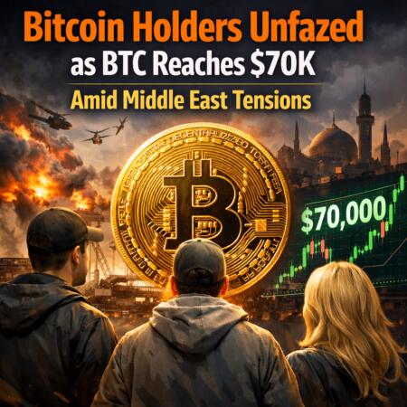 Bitcoin Holders Unfazed as BTC Reaches $70K Amid Middle East Tensions Bitcoin Holders Unfazed As Btc Reaches $70k Amid Middle East Tensions