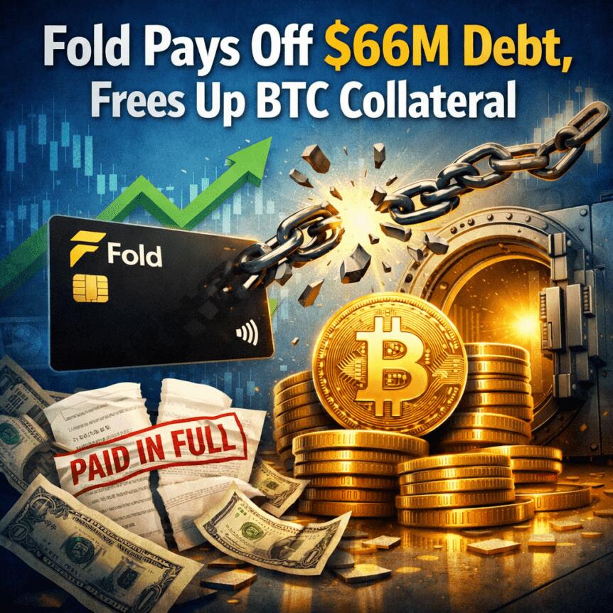 Fold Pays Off $66m Debt, Frees Up Btc Collateral