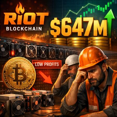 Riot Posts Record $647m Revenue In 2025 As Bitcoin Miners Struggle