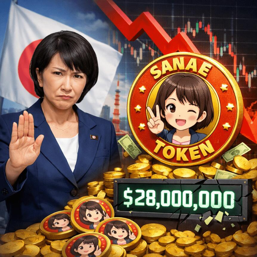 Japan's Pm Takaichi Disavows Sanae Token After Memecoin Peaks At $28m