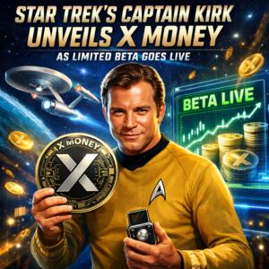 Star Trek’s Captain Kirk Unveils X Money As Limited Beta Goes Live