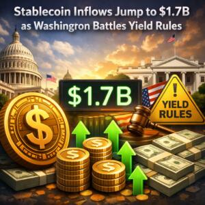 Stablecoin Inflows Jump To $1.7b As Washington Battles Yield Rules