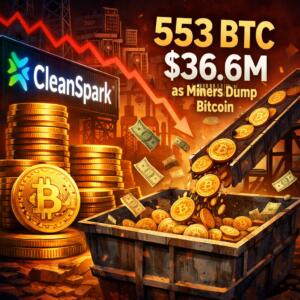 Cleanspark Sells 553 Btc For $36.6m In February As Miners Dump Bitcoin