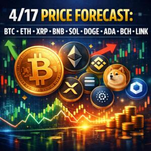 4/17 Price Forecast: Btc, Eth, Xrp, Bnb, Sol, Doge, Ada, Bch, Link
