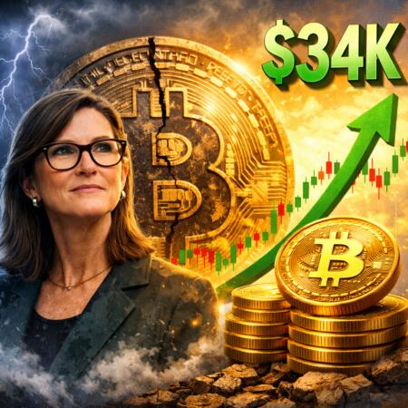 Ark's Cathie Wood: Bitcoin Weathered 85% Drawdown, Eyes $34k