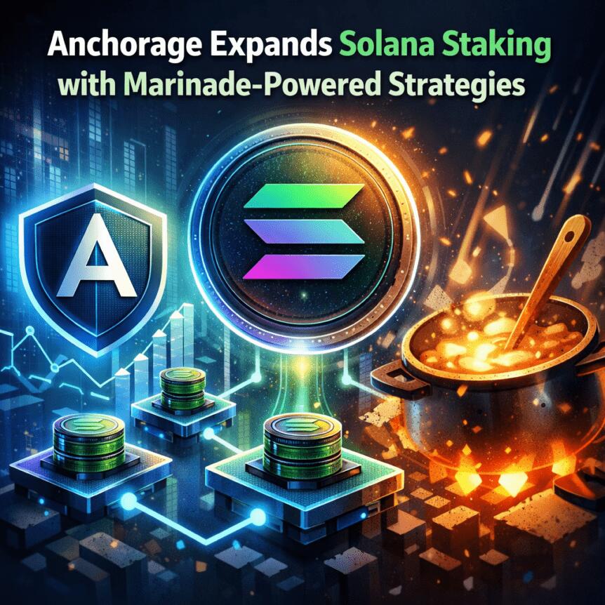 Anchorage Expands Solana Staking With Marinade-Powered Strategies
