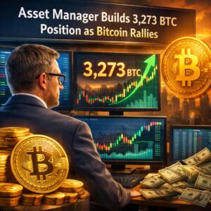 Asset Manager Builds 3,273 Btc Position As Bitcoin Rallies