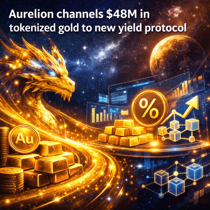 Aurelion channels $48M in tokenized gold to new yield protocol